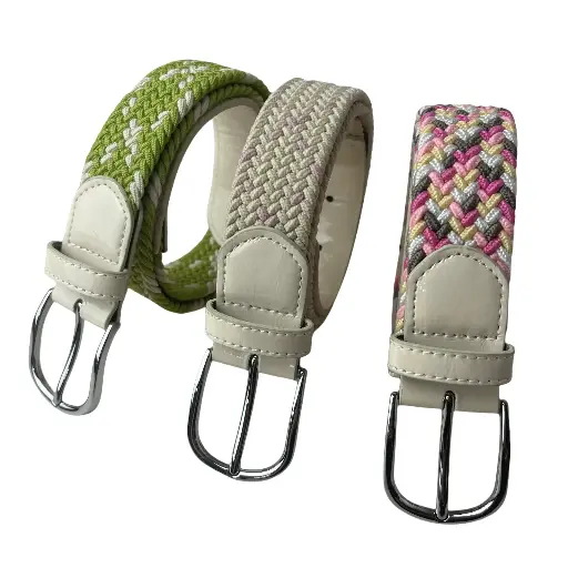 teen's Woven Canvas Belt – No-Hole Punch Free